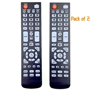 2 x Element TV Remote Control For ELEFW248 ELEFW328 ELEFT222 ELEFT407 ELEFW505 - Picture 1 of 3