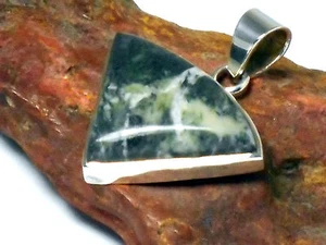 Grüner COLLA Sterling Silber 925 Edelstein ANHÄNGER - Geschenk verpackt - Bild 1 von 5