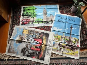 Vintage Lamont Pure Irish Linen "LONDON" Geschirrtücher - 3 Neu aus altem Lagerbestand - Bild 1 von 10