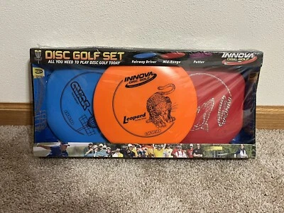 Innova Disc Golf Starter Set 3 Driver Mid-Range Putter New Sealed Flying  - Image 1 of 4
