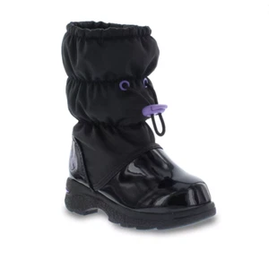 totes Olivia Toddler Girls Waterproof Snow Boots Black 6T Toddler - Picture 1 of 2