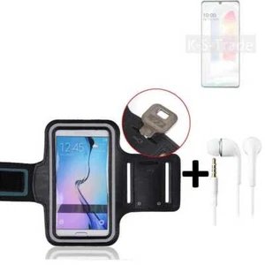 Do LG Electronics K31 neoprenowa bransoletka + słuchawki sportowe jogging etui do biegania - Zdjęcie 1 z 3