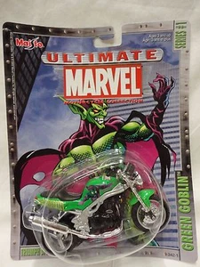 Maisto Ultimate Marvel Motorcycle Collection - Green Goblin Triumph Speed M5 - Picture 1 of 5