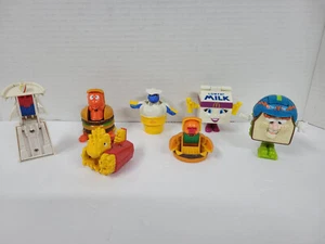 VINTAGE McDonald's Food Transformer Happy Meal Toys Lot of 7 - Picture 1 of 9