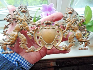 PICKELHAUBE WW1 GERMAN GERMANY ORIGINAL UNUSUAL RARE WW1 HELMET BADGE INSIGNIA - Picture 1 of 8