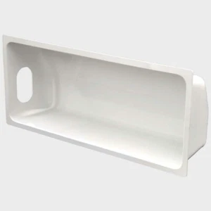 Contenedor de bañera de almacenamiento barco Chaparral 33.00030 | plástico blanco con recorte - Imagen 1 de 5