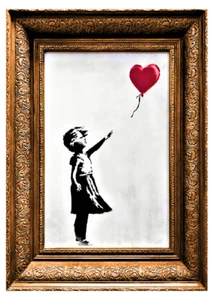 Banksy 5""x7"" foto - Bild 1 von 1