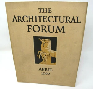 The Architectural Forum April 1922 Vol 36 No 4 Alsatian Tenement Henry Dangler  - Picture 1 of 4