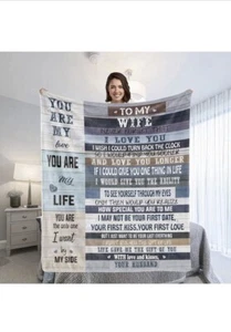 WSYEAR Regalos para Esposa San Valentín Regalos para Ella, Esposa Regalo de Cumpleaños 60x50 - Imagen 1 de 3