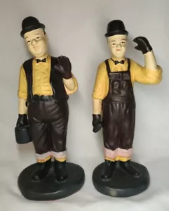 Ancien Rare Laurel Et Hardy En Céramique H 23,5 Cm collection décoration - Imagen 1 de 6