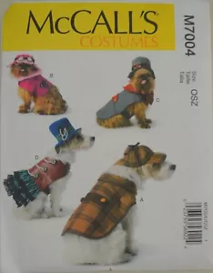 McCalls 7004 - Costumi per animali domestici: cappotti e cappelli. - Foto 1 di 2