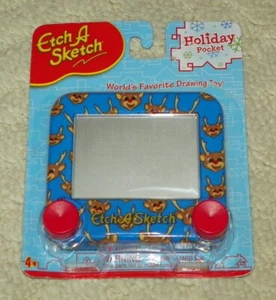 Holiday / Pocket - Etch a Sketch - Reindeer Pattern - Picture 1 of 1
