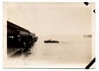 Ohio Sandusky Cedar Point Amusement Park Steamship Dock photo instantanée vintage