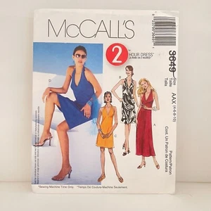 #3649 McCalls Misses Petite Dress Sewing Pattern Size 4-10 - Picture 1 of 4