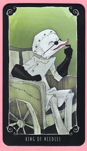 King of Needles, Nightmare Before Christmas, Single Tarot Card, 2¾" x 4¾" - Picture 1 of 3