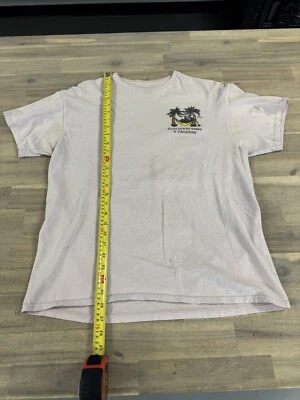 "Even Death Needs A Vacation” Pink T Shirt Large - Image 1 of 2