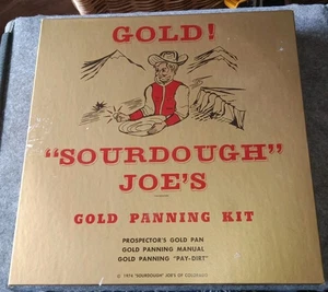Vintage NOS "Sourdough" Joe Gold Panning Kit 1974 - Bild 1 von 5
