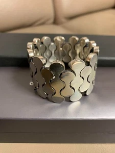 Bracciale Georg Jensen Collezione Archivio Nuovo Con Scatola E Card Jp - Foto 1 di 13