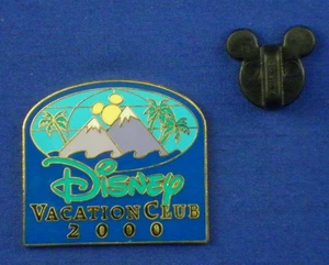 Disney Vacation Club 2000 Oval Logo Mountains Mickey Head Trees Pin # 42 - Picture 1 of 3