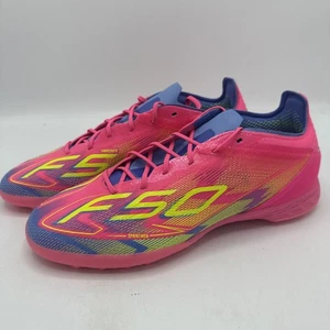 Adidas MESSI F50 Pro TF Soccer Turf Pink men’s 8.5 Women’s 9.5 Adidas JH6416 - Picture 1 of 13
