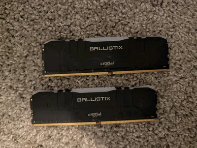 Crucial Ballistix BL8G36C16U4BL RGB 16GB 2x8GB DDR4-3600 Desktop Gaming Memory - Image 1 of 3