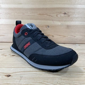 Chrome Industries Powell Shoes Sneaker Men’s 9 Black/Gray/Red Retro Runner - Picture 1 of 10