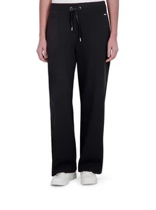 Pantalón DKNY Damas Tejido Waffle en Negro Talla M - Imagen 1 de 6