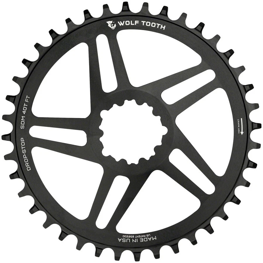 Wolf Tooth Chainring 42t SRAM Direct Mount 3-bolt 6mm 10/11/12-spd Eagle