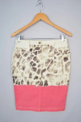 Mujer Roberto Cavalli Just Cavalli Animal Leopardo Estampado Falda Talla 42 \ US6 Foto 1 de 4