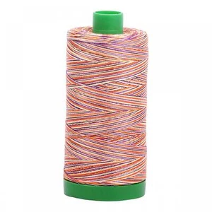 A1140-4648 Mako Cotton Embroidery Thread 40wt 1094yds Variegated Orange & Yellow - Picture 1 of 1