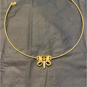 16” Nolan Miller Butterfly Slide Necklace  - Picture 1 of 6