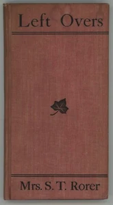 Vintage Rorer Kochbuch LINKE OVERS 1898 Seltene Originalausgabe Entschuldigungshinweis - Bild 1 von 11