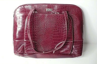 Case Logic Maletín de Cuero Rojo para Damas Estuche de Transporte de Trabajo Bolso de Hombro Computadora Foto 1 de 4