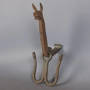 Gancio Ferro Battuto Per Cavalli Grifone Medievale Siena Scultura Simon Saronni - Foto 1 di 14