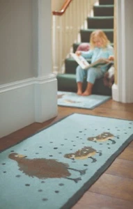 Hug Rug 150x65cm (DUCK 1)Birds Ducking Dirt Trapper Door Mat / Runner Washable - Picture 1 of 6