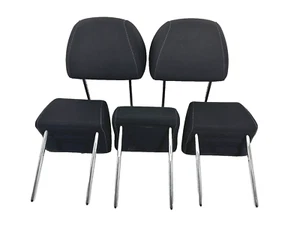 Poggiatesta poggiatesta Seat Ibiza 6L anteriore posteriore set completo cucitura grigia - Foto 1 di 3
