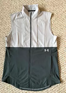 Under Armour Vanish Hybrid NEW Men 1327655-011 Full Zip Silver Gray Vest Size L - Picture 1 of 10