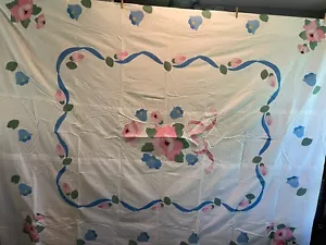 "Bucilla GARTENSCHÄTZE APPLIKIERTE QUILT Top bis Oberfläche ca. 86""x106""" - Bild 1 von 13