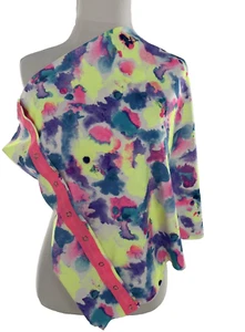 Girl's Ivivva Multicolor Neon Infinity Wrap with Scarf Snaps One Size - Picture 1 of 12