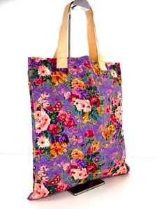 Zazo Tote Bag Floral Tapestry Shopper Sequin Beads Embellished Bohemian Festival - Picture 1 of 20