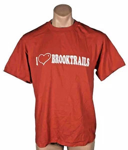 Camiseta vintage años 90 Brooktrails United 6000 fuerte roja blanca grande HECHA EN EE. UU. - Imagen 1 de 9