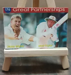 INDIEN ZENTRUM FRISCH KAUGUMMI KARTE TOLLE PARTNERSCHAFTEN SHANE WARNE/MARK TAYLOR - Bild 1 von 2