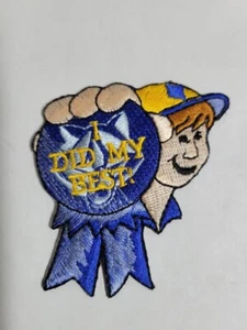 Boy Scout Cub Scout I Did My Best Patch - Picture 1 of 2