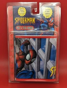 Spiderman Peel and Stick Wall Paper Border Size 5 Inches By 15 Feet - Picture 1 of 5