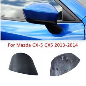 Right Side ABS Black Rearview Mirror Base Cover Fit For Mazda CX-5/CX5 2013-2014 - Picture 1 of 5