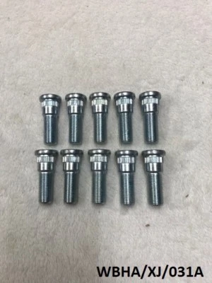 10 x Front Wheel Stud for Jeep Cherokee XJ 1990-1999 WBHA/XJ/031A - Image 1 of 4