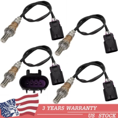 Set 4 Oxygen Sensor For 2007 2008 2009 Kia Sorento 3.3L 3.8L Upstream+Downstream - Image 1 of 4