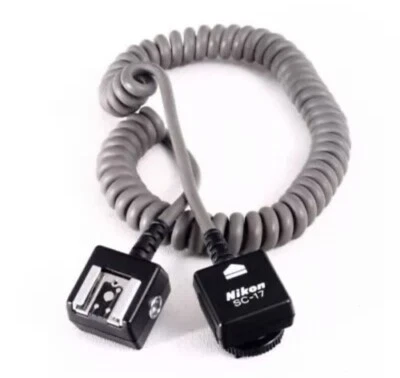 Nikon SC-17 Off-Camera Flash Extension TTL Hot Shoe Cord - Image 1 of 2