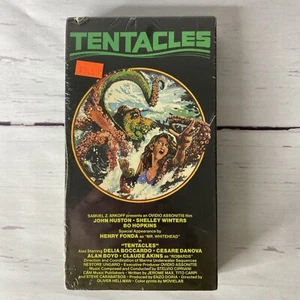 Tentacles 1977 John Huston Horror Vestron Video John Huston SEALED - Imagen 1 de 9