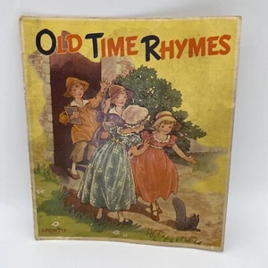 Old Time Rhymes Antique Children's PB Book No 474 - Sam'l Gabriel Sons & Co. - Picture 1 of 8